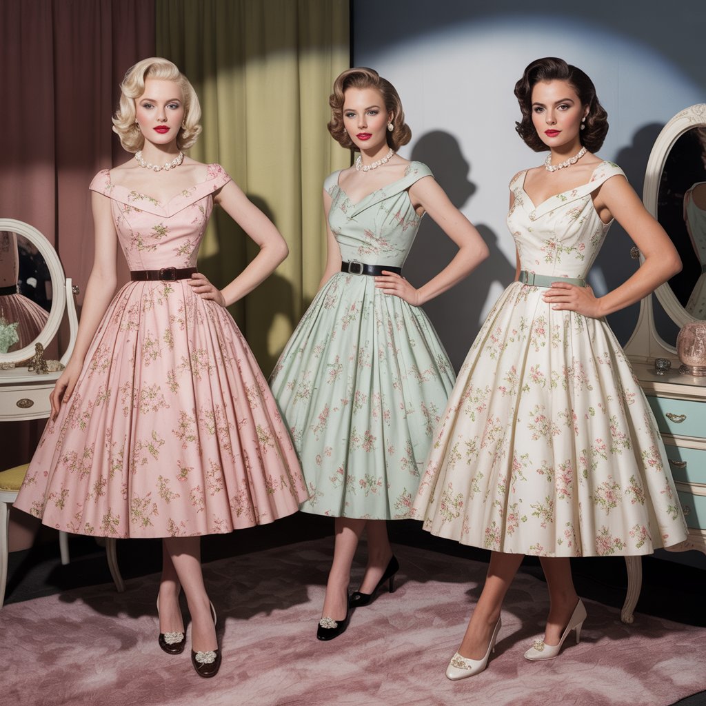 1950s Fashion Dresses