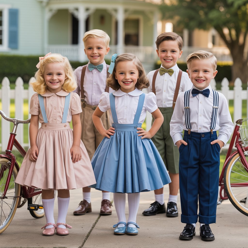 1950s Fashion Outfits for Kids