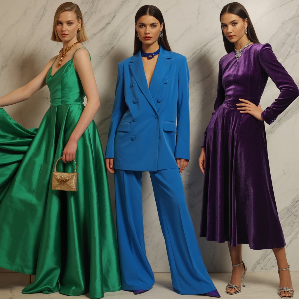 Jewel Tone Outfits