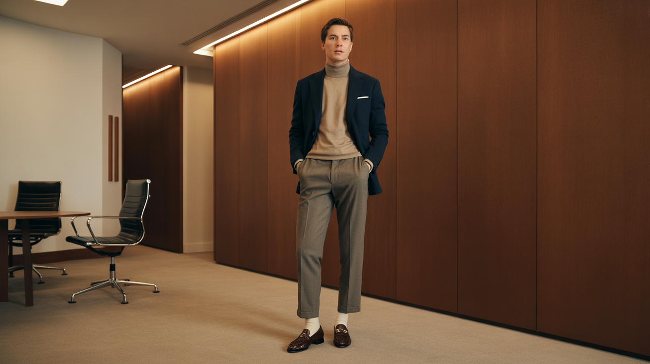 Winter Work Outfits for Men