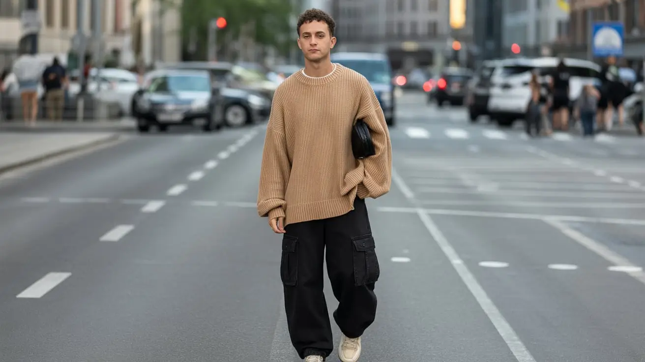 15 Cozy Black Baggy Pants Outfit Ideas to Try Now