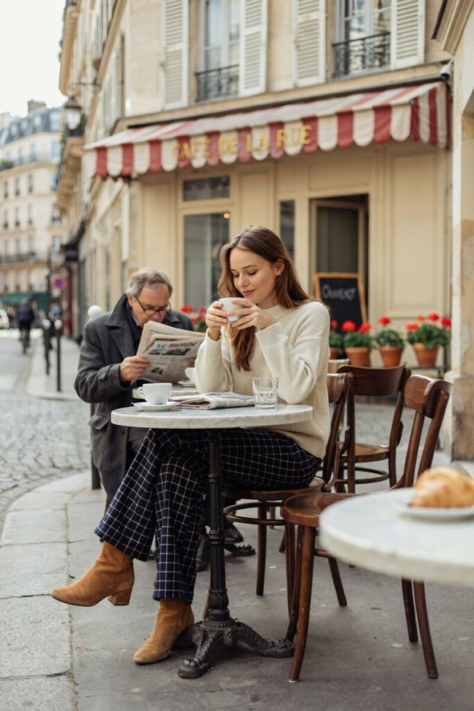 Cozy Spring Layers with a Sweater
