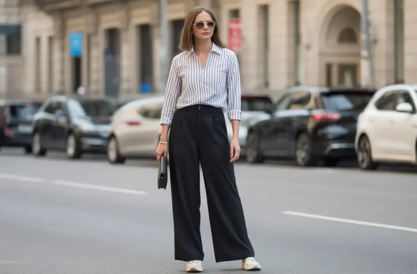 Wide Leg Pants Outfit Ideas