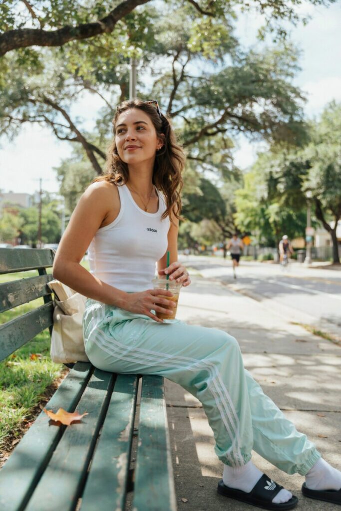 Summer Vibes with a Tank Top and Slides