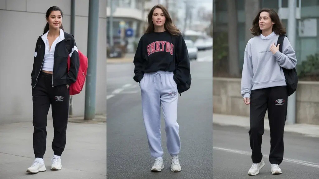 Sweatpants Outfit for School Ideas