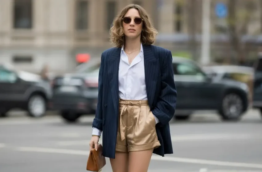 Silk Shorts Outfit Ideas